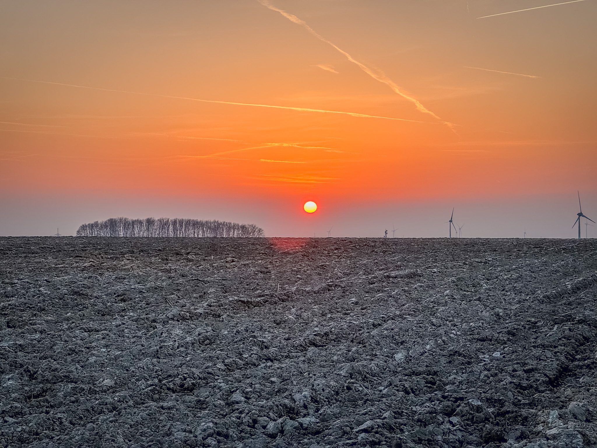 Gefrorener Moment mit Tiefe