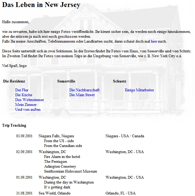 2001 – Leben in den USA