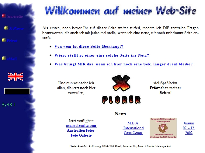 2001–2002 – Digitaler Blog vor dem Begriff