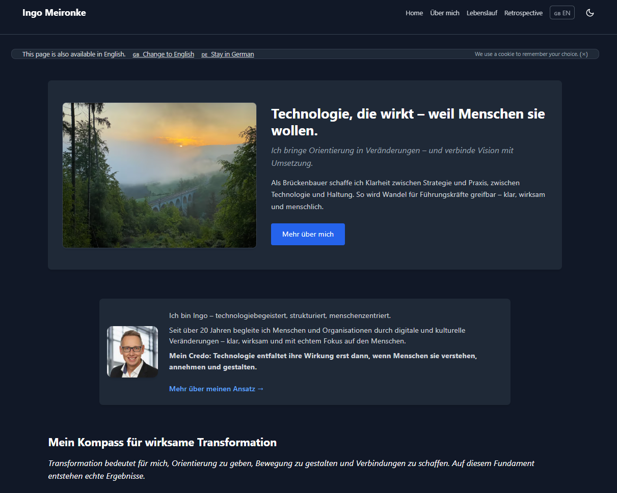 2025 – Neustart mit Astro